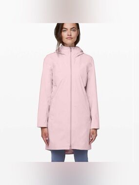 Lululemon Rain Rebel Jacket in Porcelain Pink